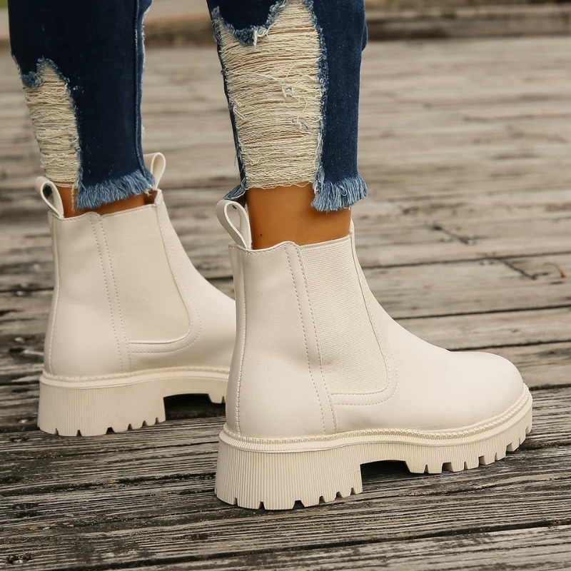 EVELINE - Robuste Chelsea-Stiefel
