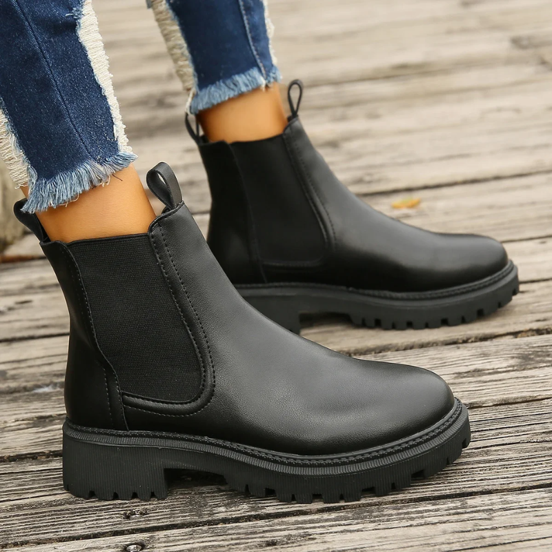 EVELINE - Robuste Chelsea-Stiefel