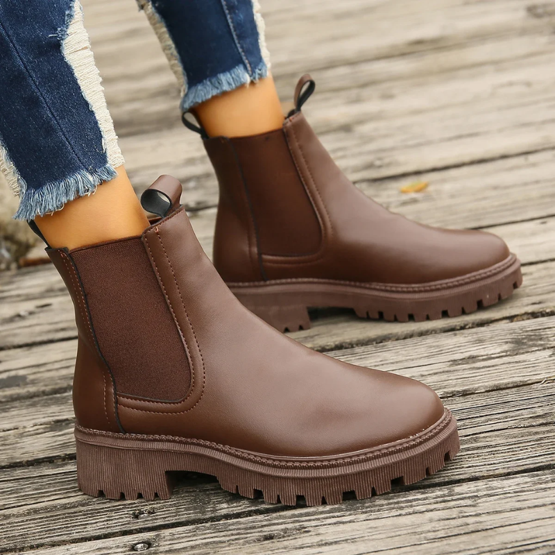 EVELINE - Robuste Chelsea-Stiefel