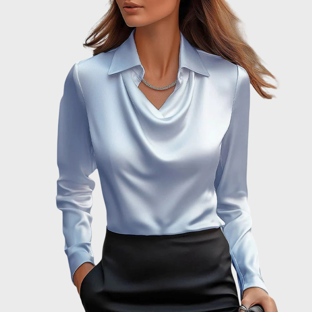 GISA | Bluse mit luxuriösem Glanz