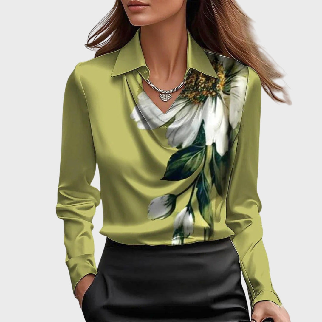 GISA | Bluse mit luxuriösem Glanz