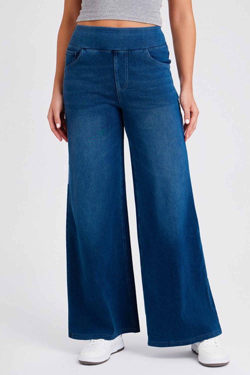 EMMA | Hoch taillierte Baggy-Hose