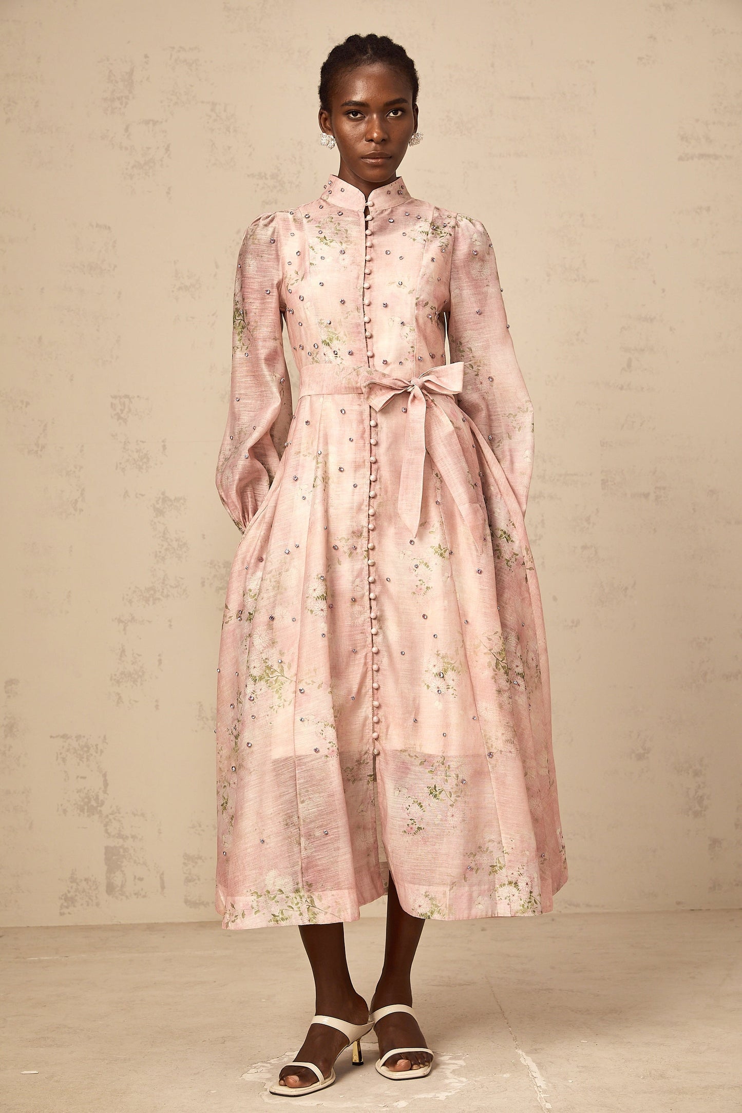 ISABELL | Floral Midi Kleid