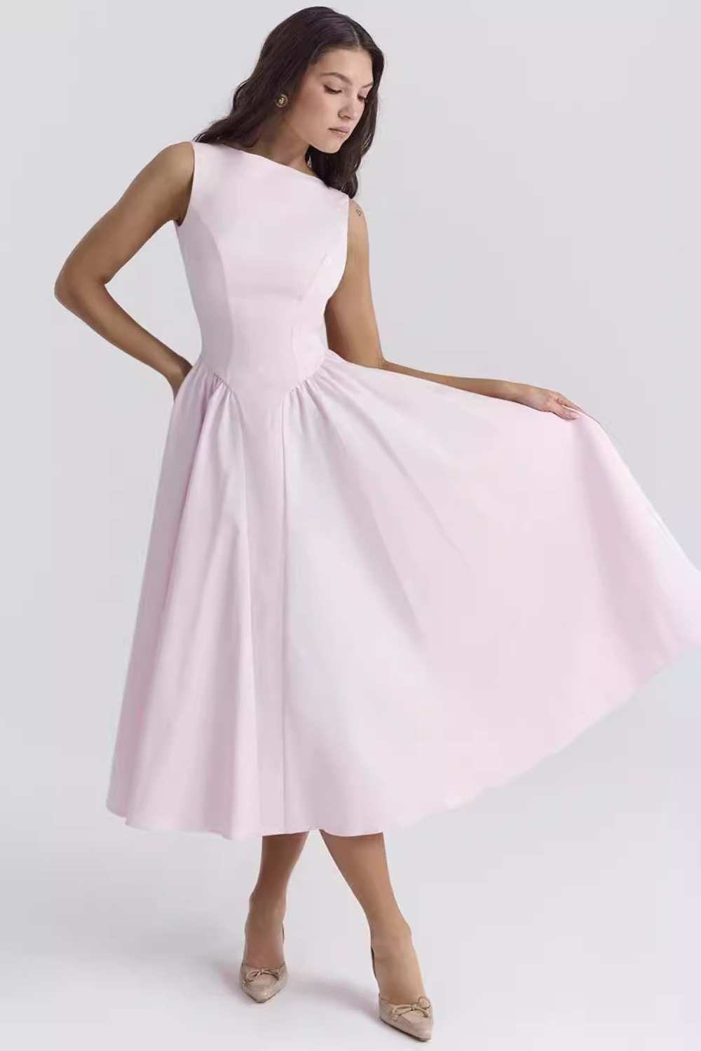 SARA | Midi-Sommerkleid