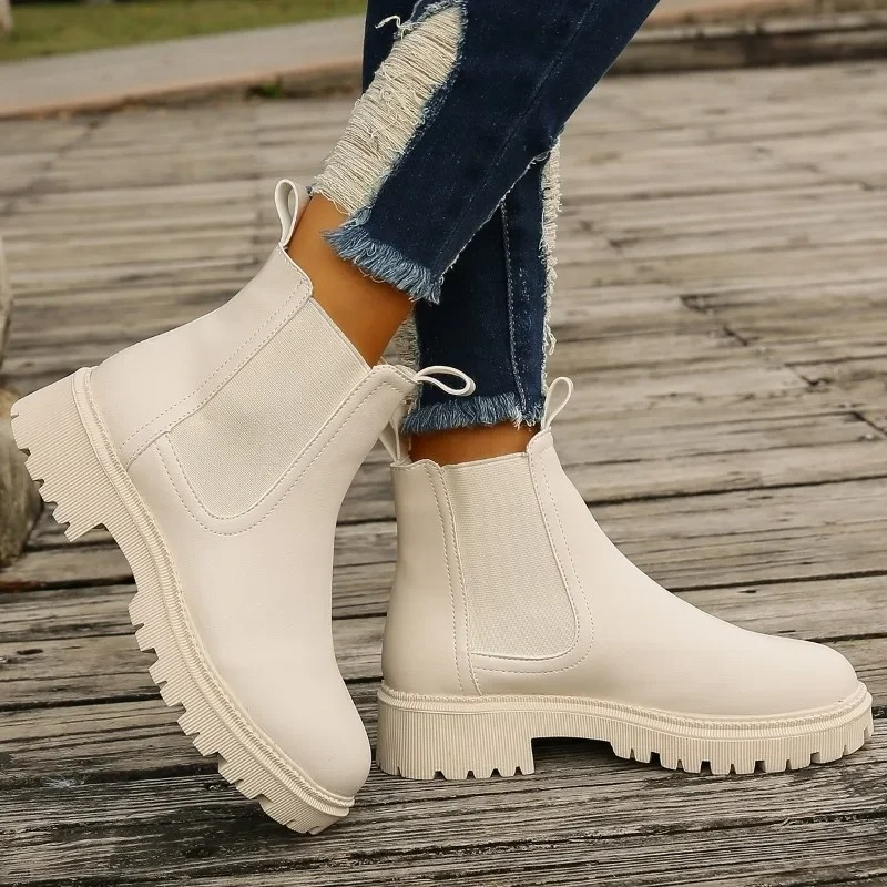 EVELINE - Robuste Chelsea-Stiefel
