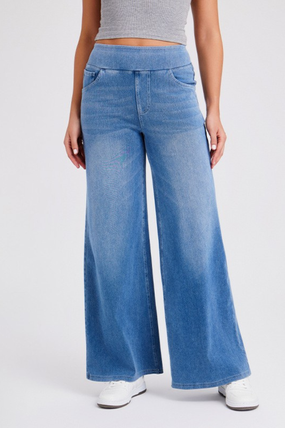 EMMA | Hoch taillierte Baggy-Hose