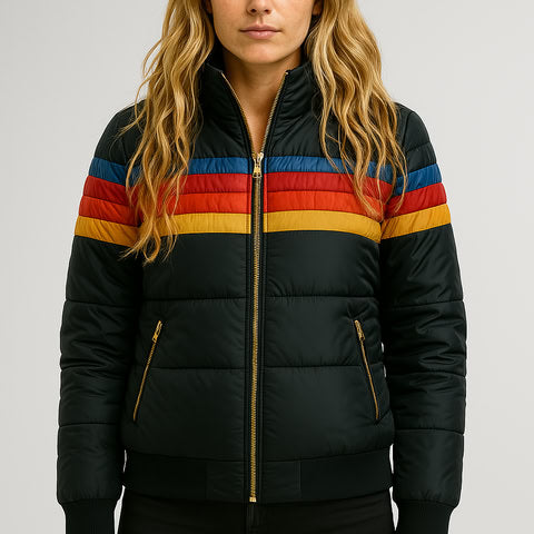 RUTH | Retro-Wattierte Jacke