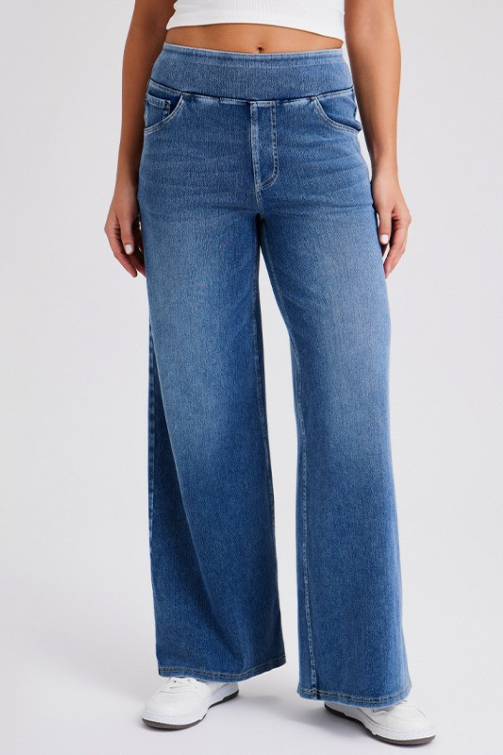 EMMA | Hoch taillierte Baggy-Hose