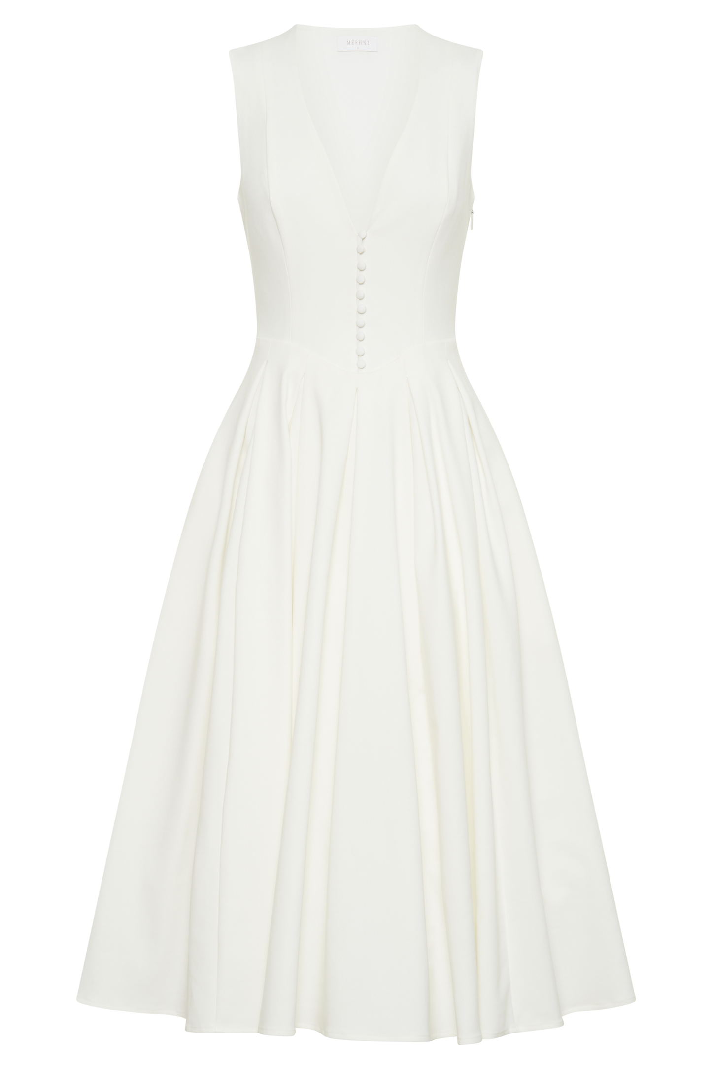 CHRISTINE | Ärmelloses Midikleid