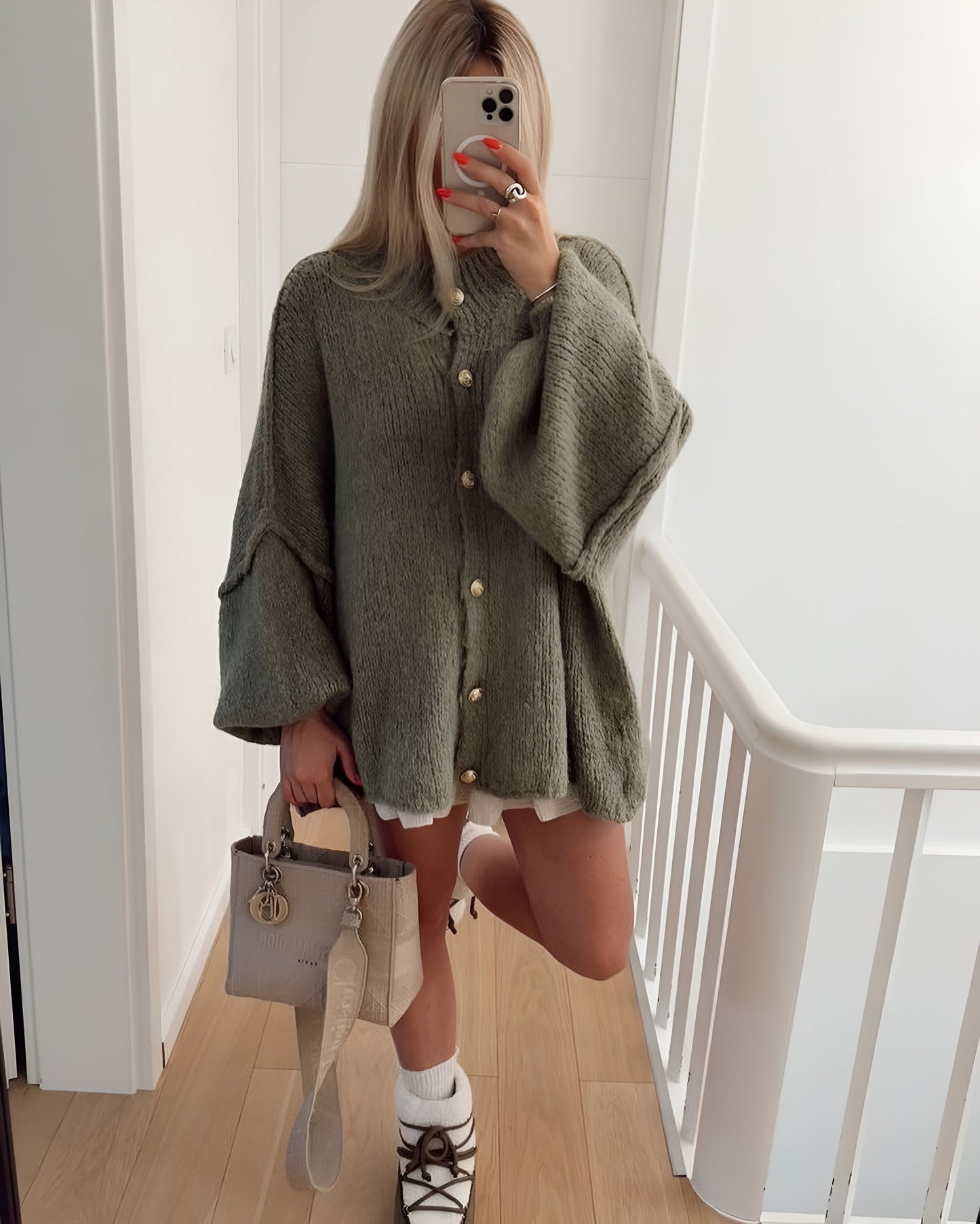 NORA – Oversized Strickjacke