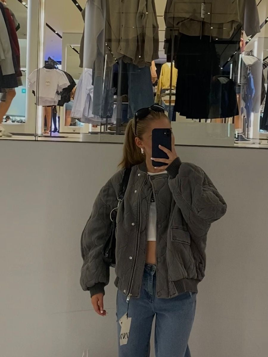 MALIN | Minimalistische Bomberjacke