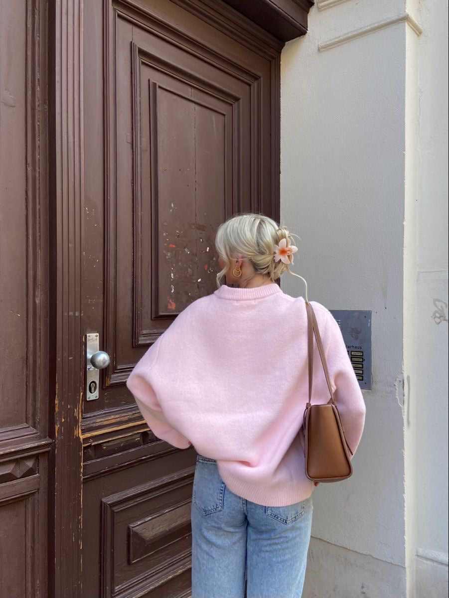 JOAN - Oversized Pinker Pullover