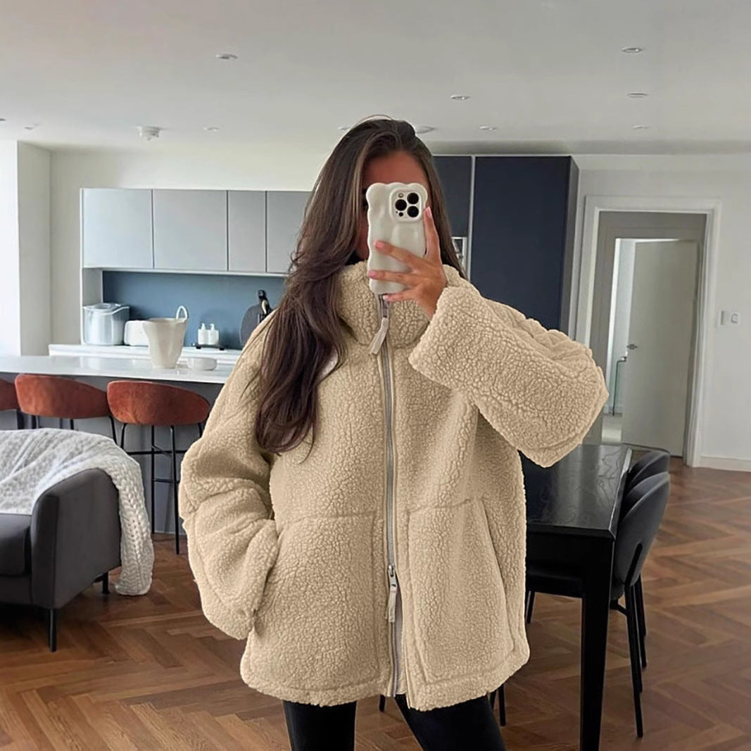 KAJA – Weicher Teddy-Mantel