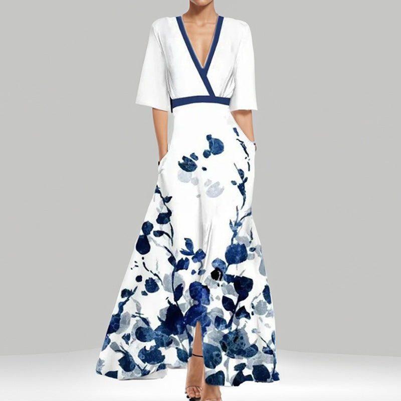 EVERLY | Geblümtes A-Linien-Kleid