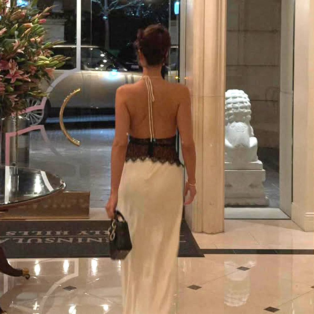 SELINA | Rückenfreies Maxikleid