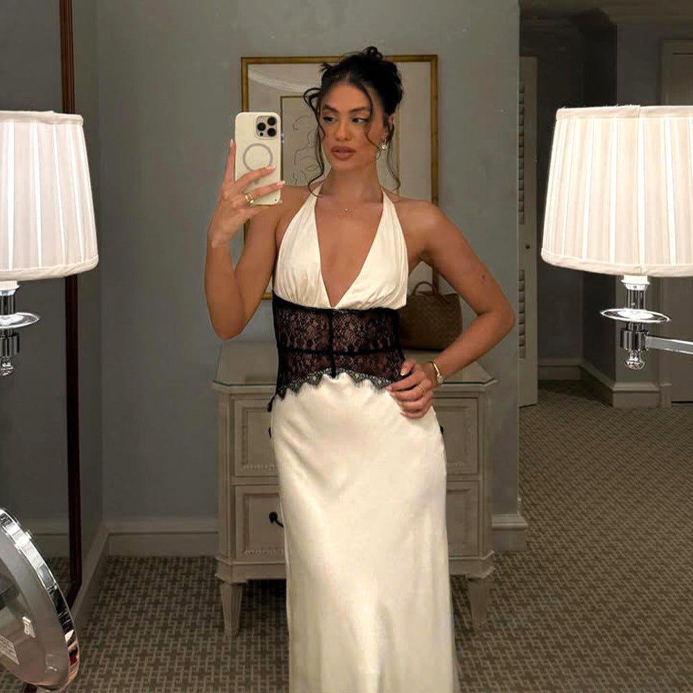 SELINA | Rückenfreies Maxikleid