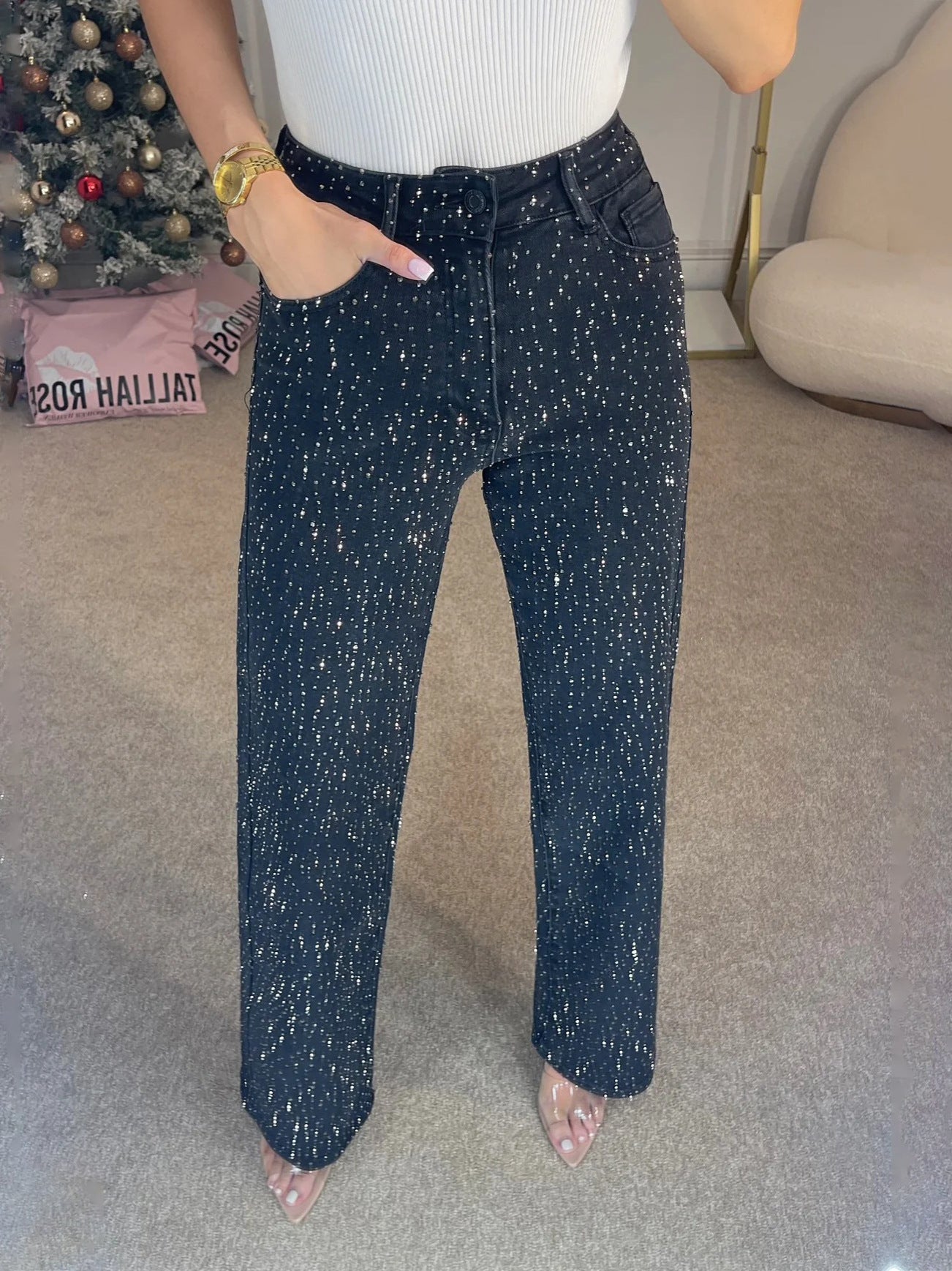 ORIELLE | Gerade Geschnittene Jeans