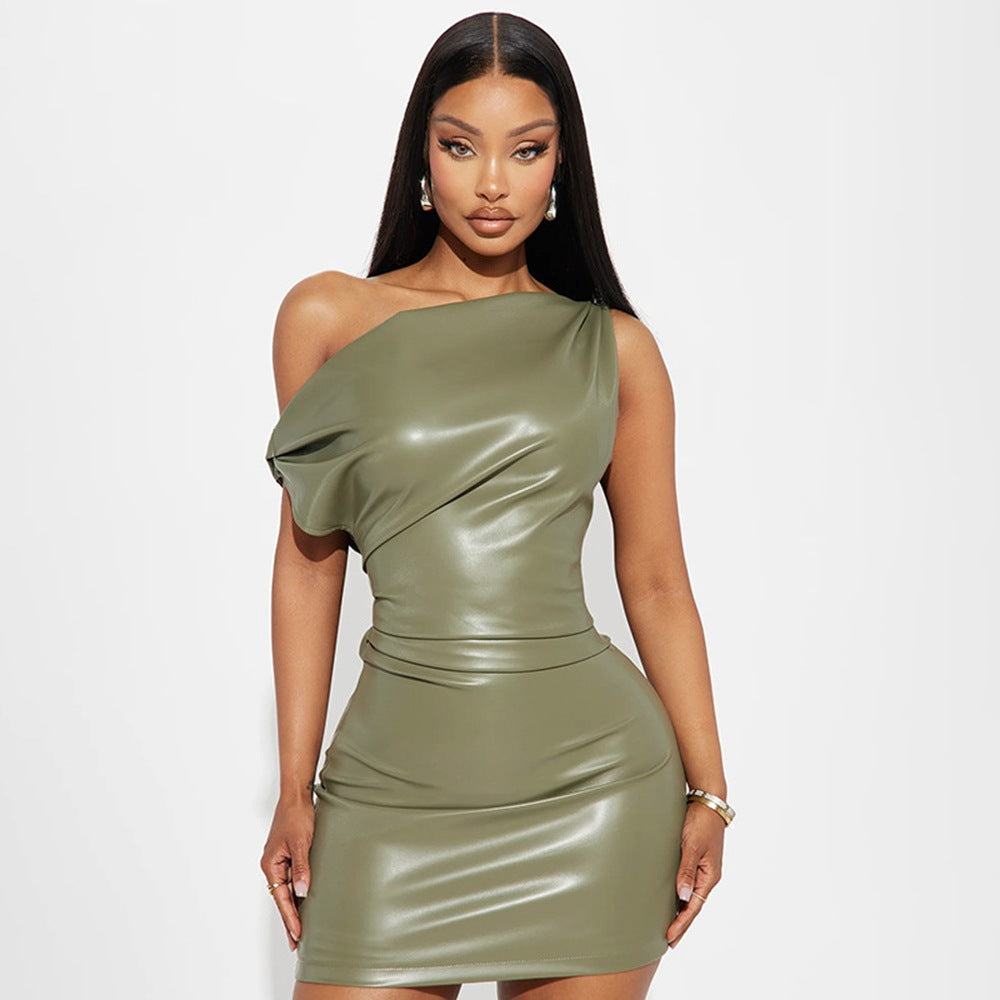 ATHENA | Sexy Kleid aus Kunstleder