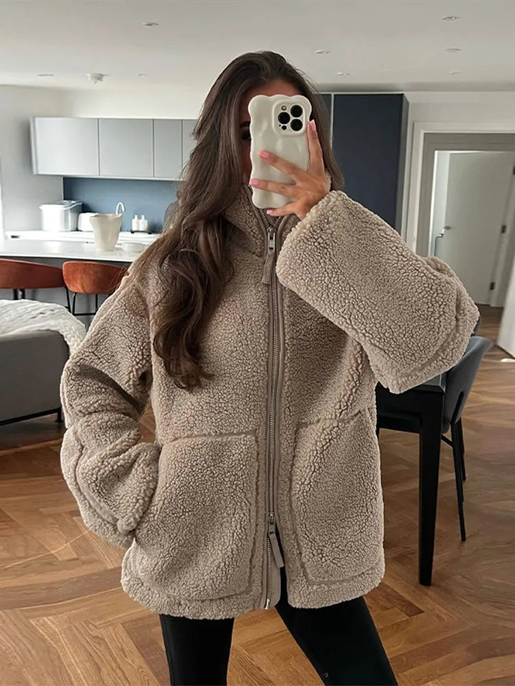 KAJA – Weicher Teddymantel