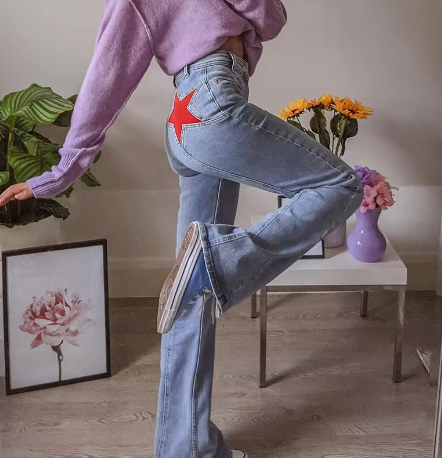 LISA | Übergroße Star-Jeans