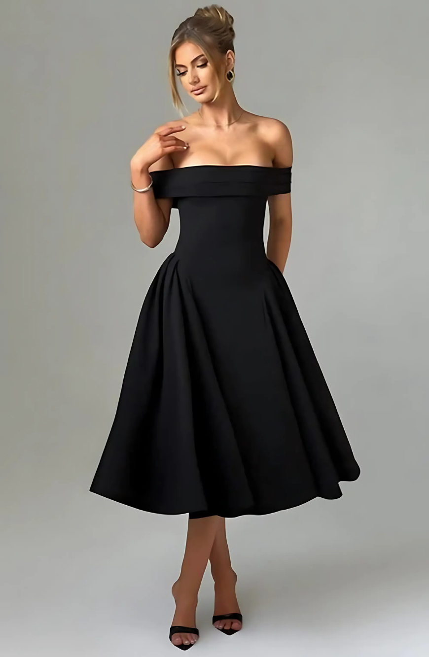 IMANI | Elegantes Midikleid