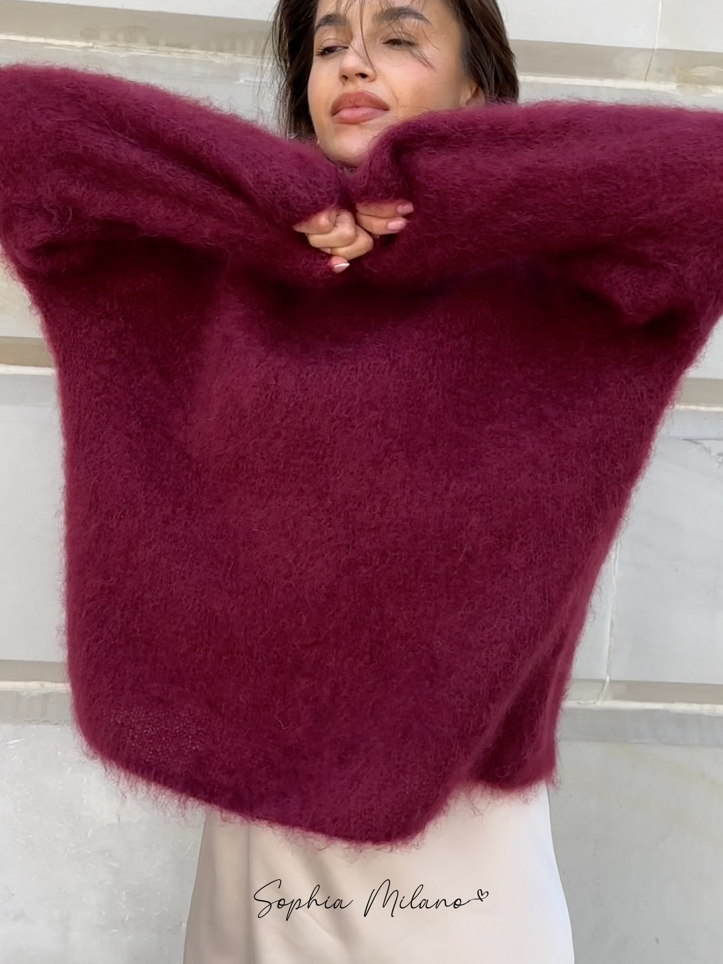 SOPHIA - Mohair Crewneck