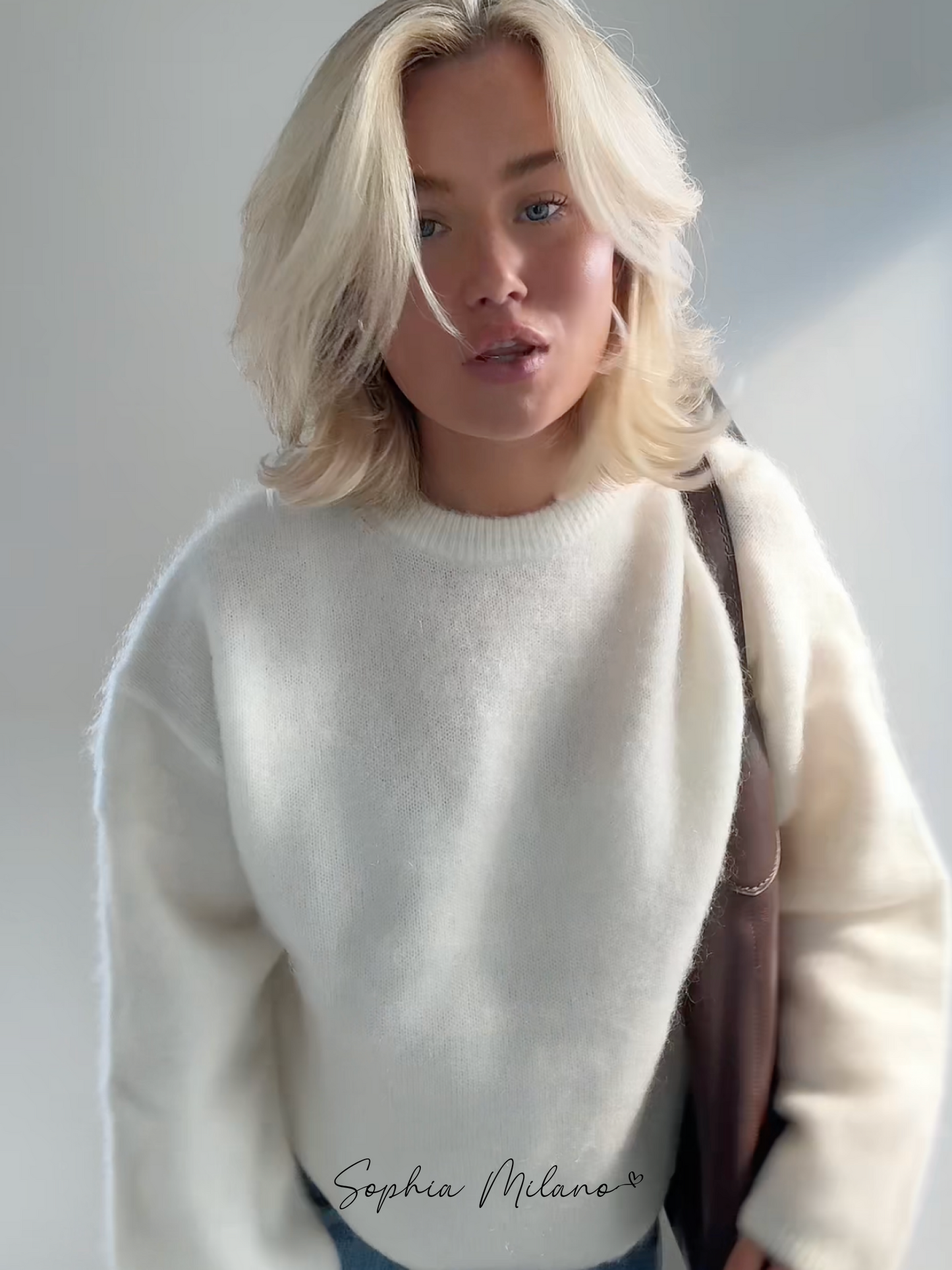 SOPHIA - Mohair Crewneck