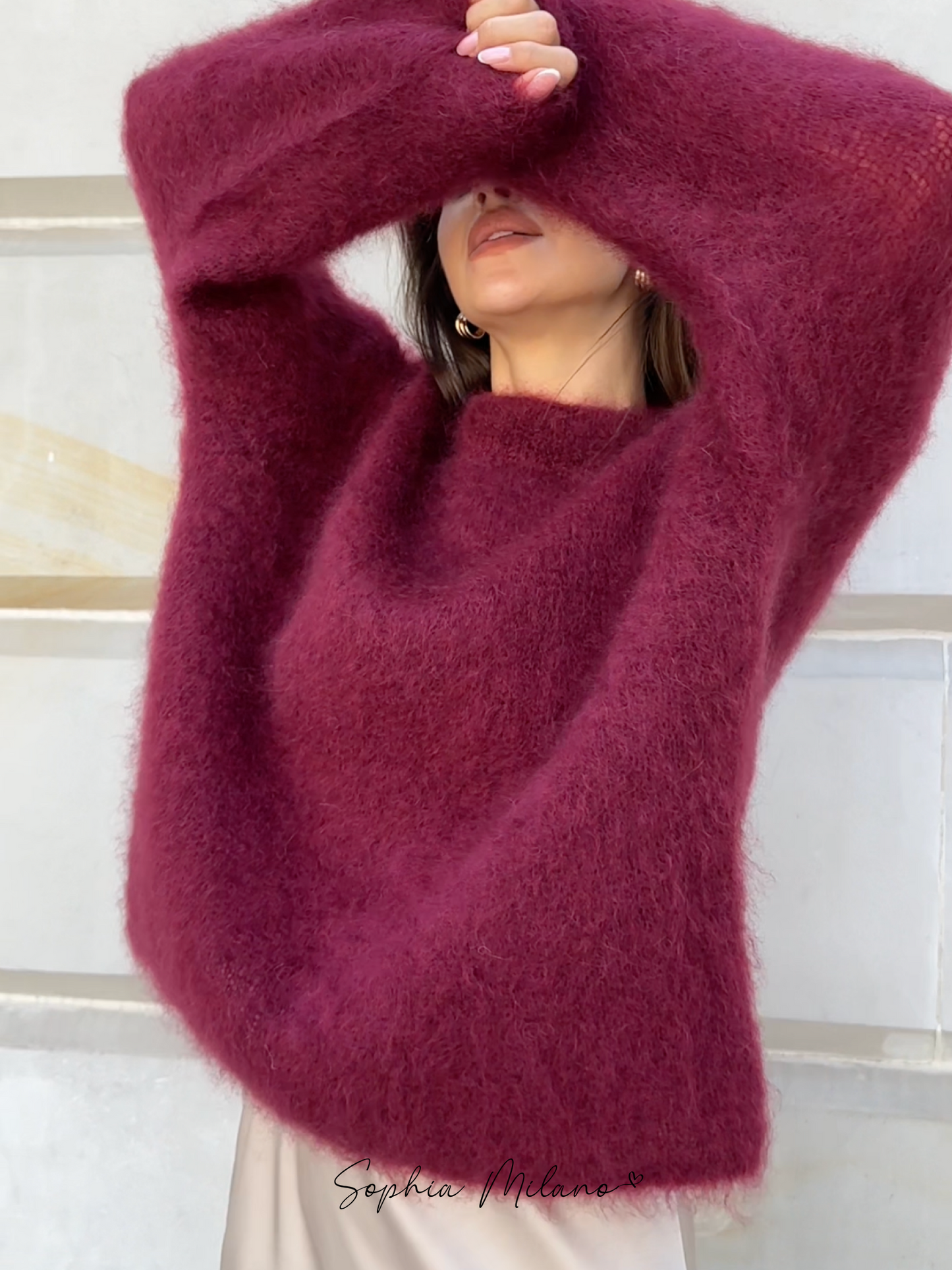 SOPHIA - Mohair Crewneck