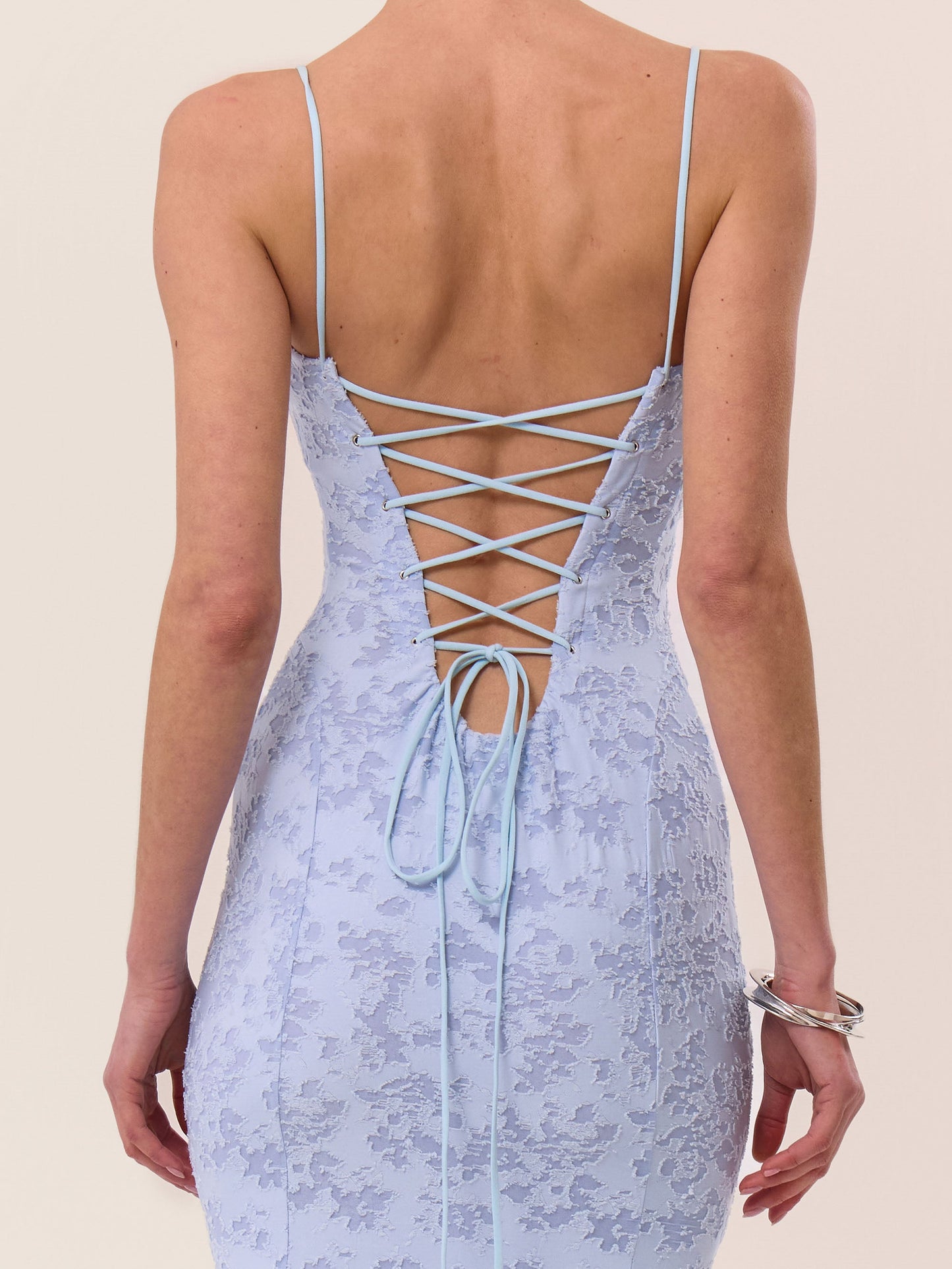 MADELYN | Fischschwanz-Maxikleid