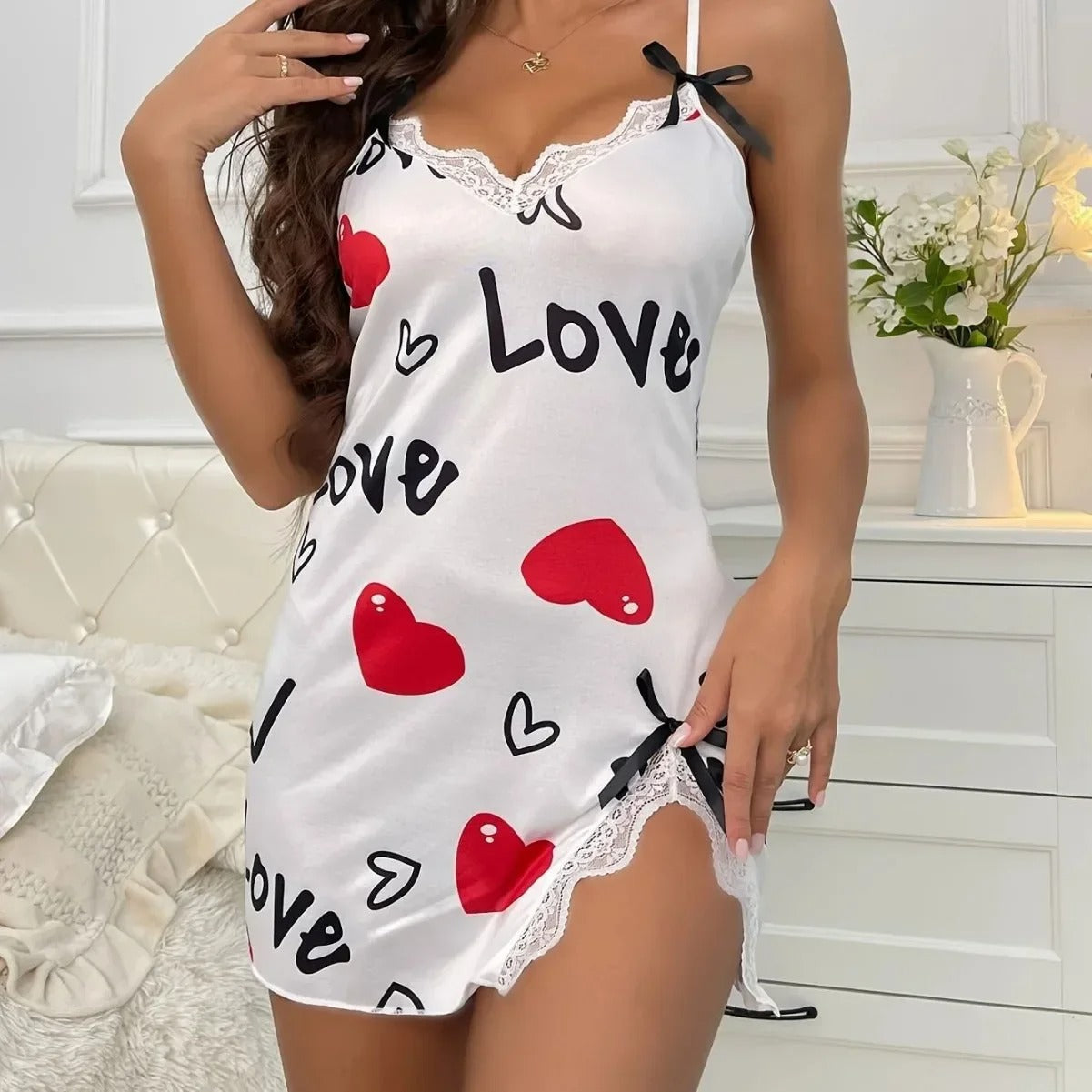 MARLENE | Romantisches Nachtkleid