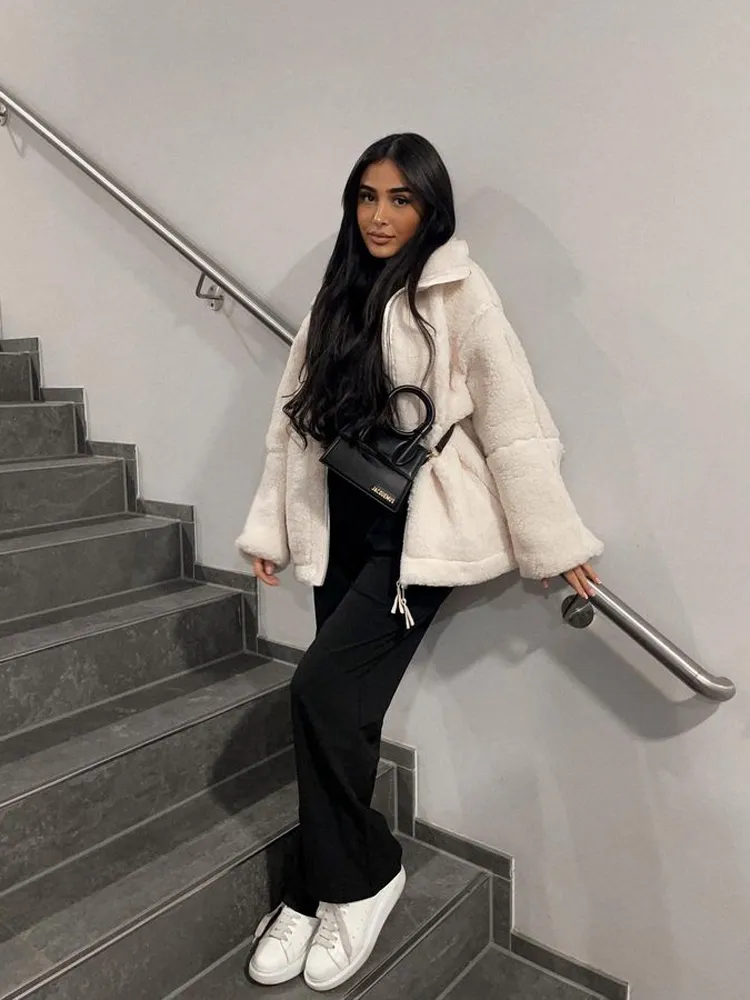 KAJA – Weicher Teddymantel