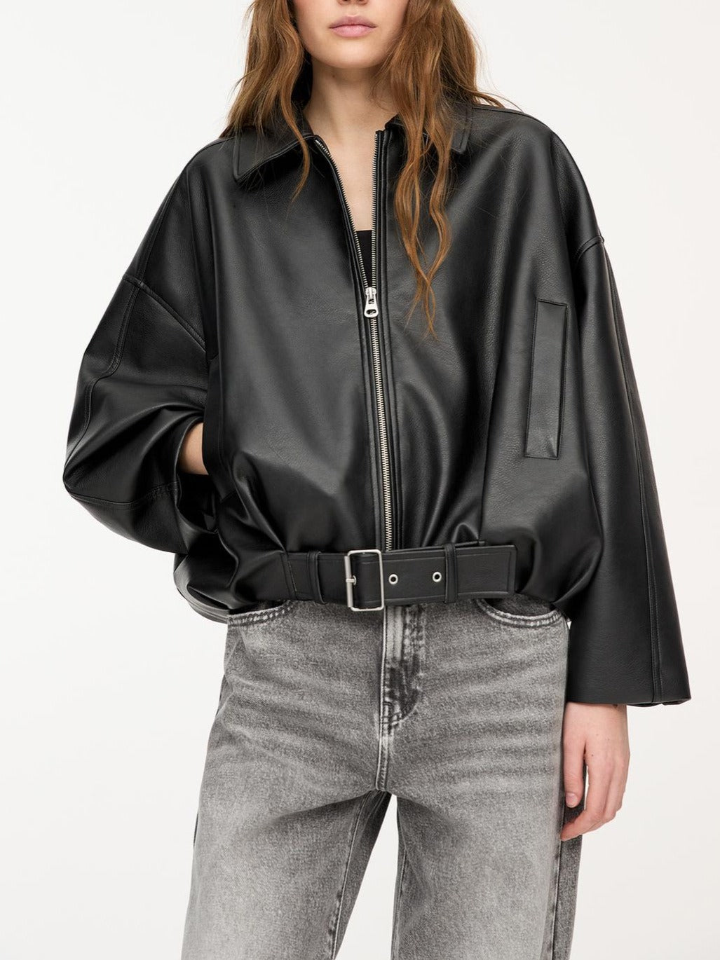 CARA | Retro Street Lederjacke