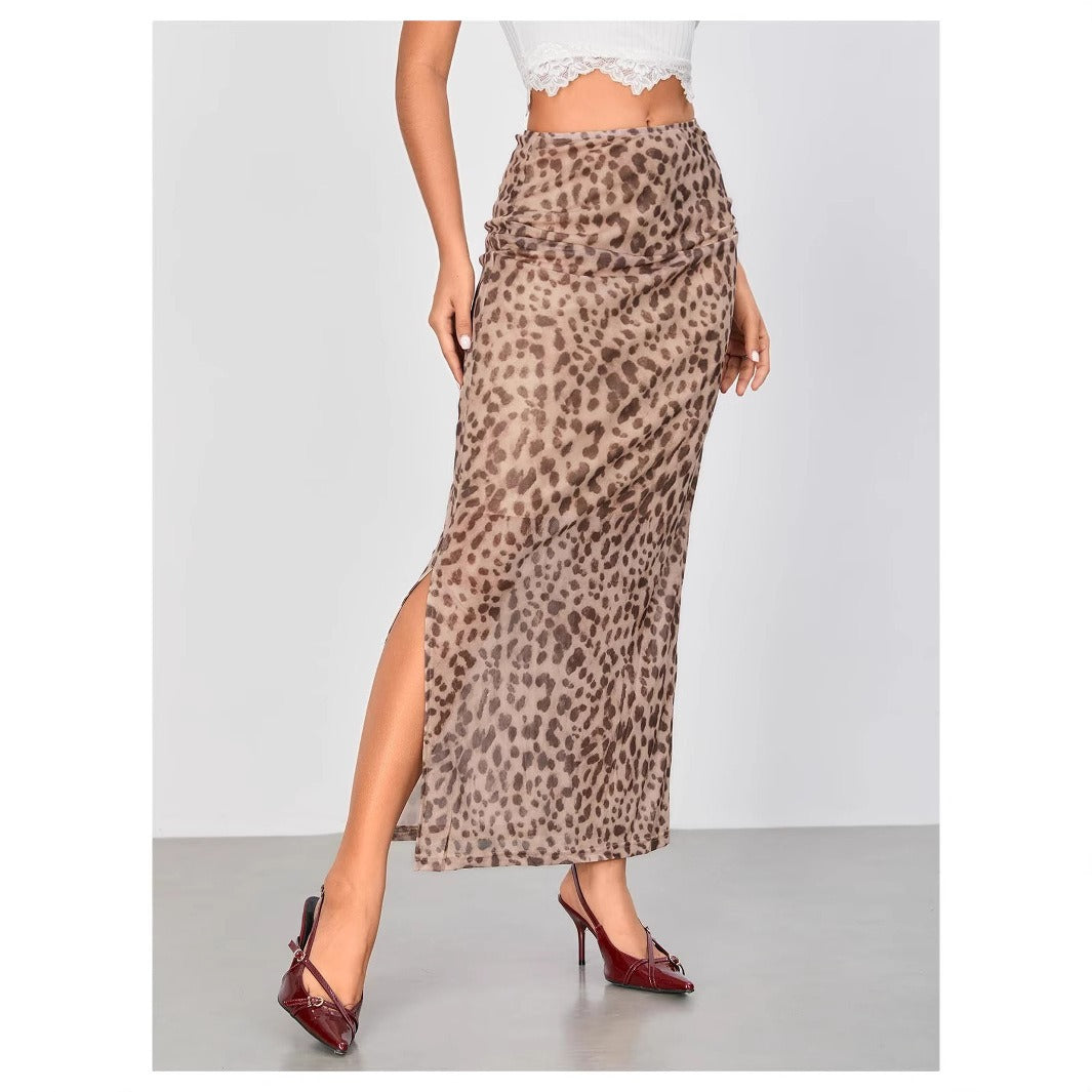 PAM | Schicker Leopardenfaltenrock