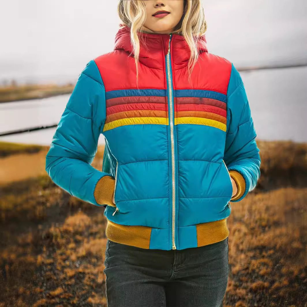 RUTH | Retro-Wattierte Jacke