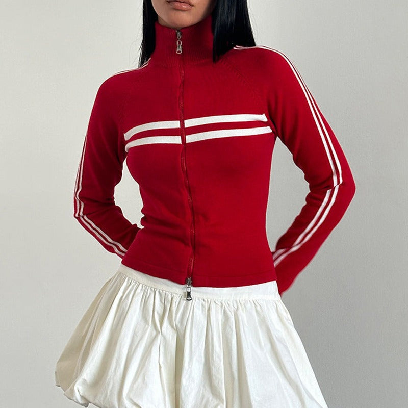 ADELAIDE | Retro-Streifen-Jacke