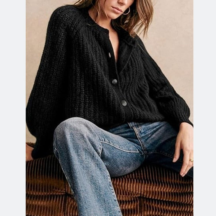 BERTHA | Schicke Strickpullover-Jacke