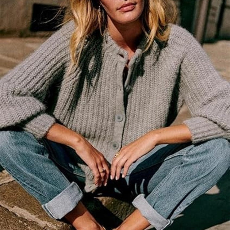 BERTHA | Schicke Strickpullover-Jacke
