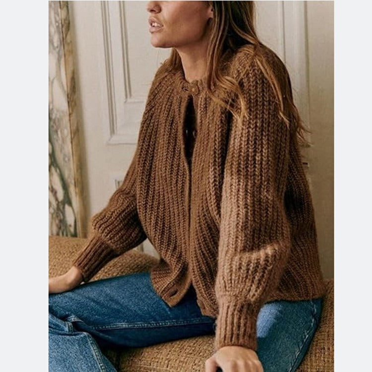 BERTHA | Schicke Strickpullover-Jacke