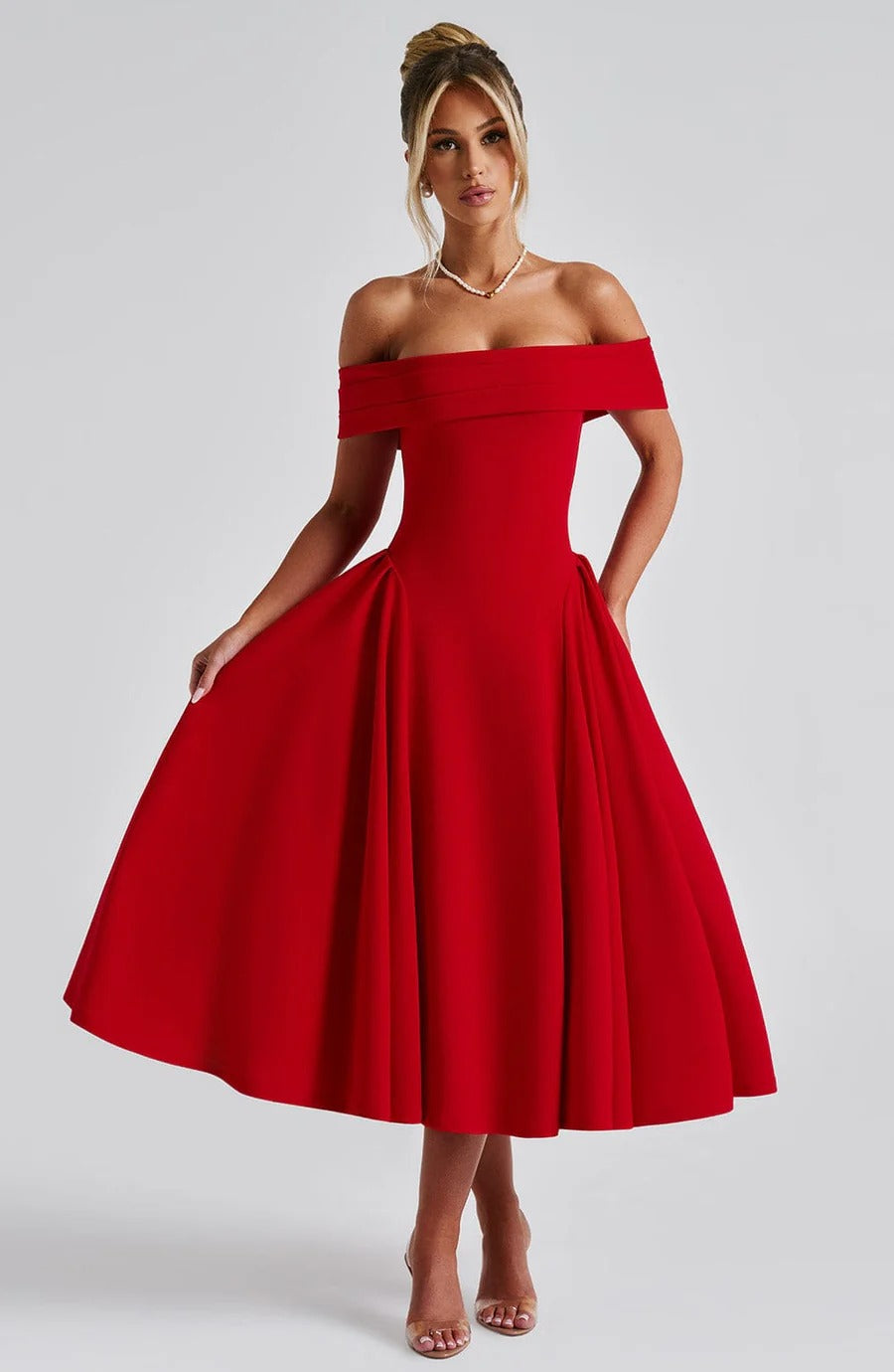 IMANI | Elegantes Midikleid