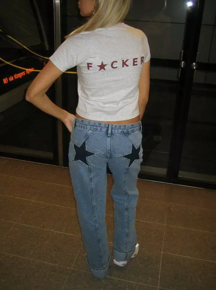 LISA | Übergroße Star-Jeans
