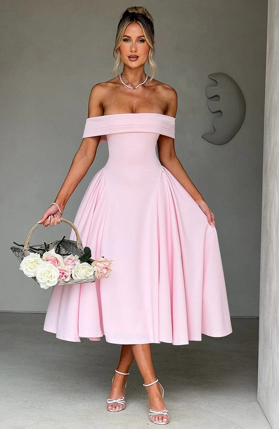 IMANI | Elegantes Midikleid