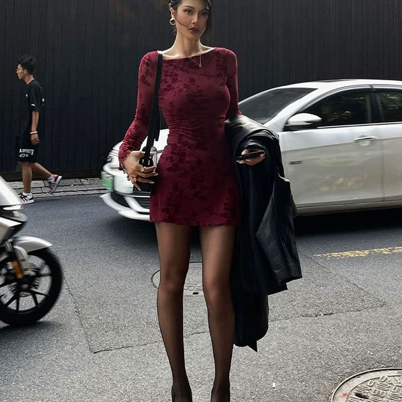 LIV | Romantisches Mesh-Blumenkleid