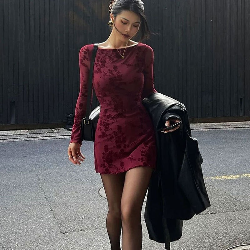 LIV | Romantisches Mesh-Blumenkleid
