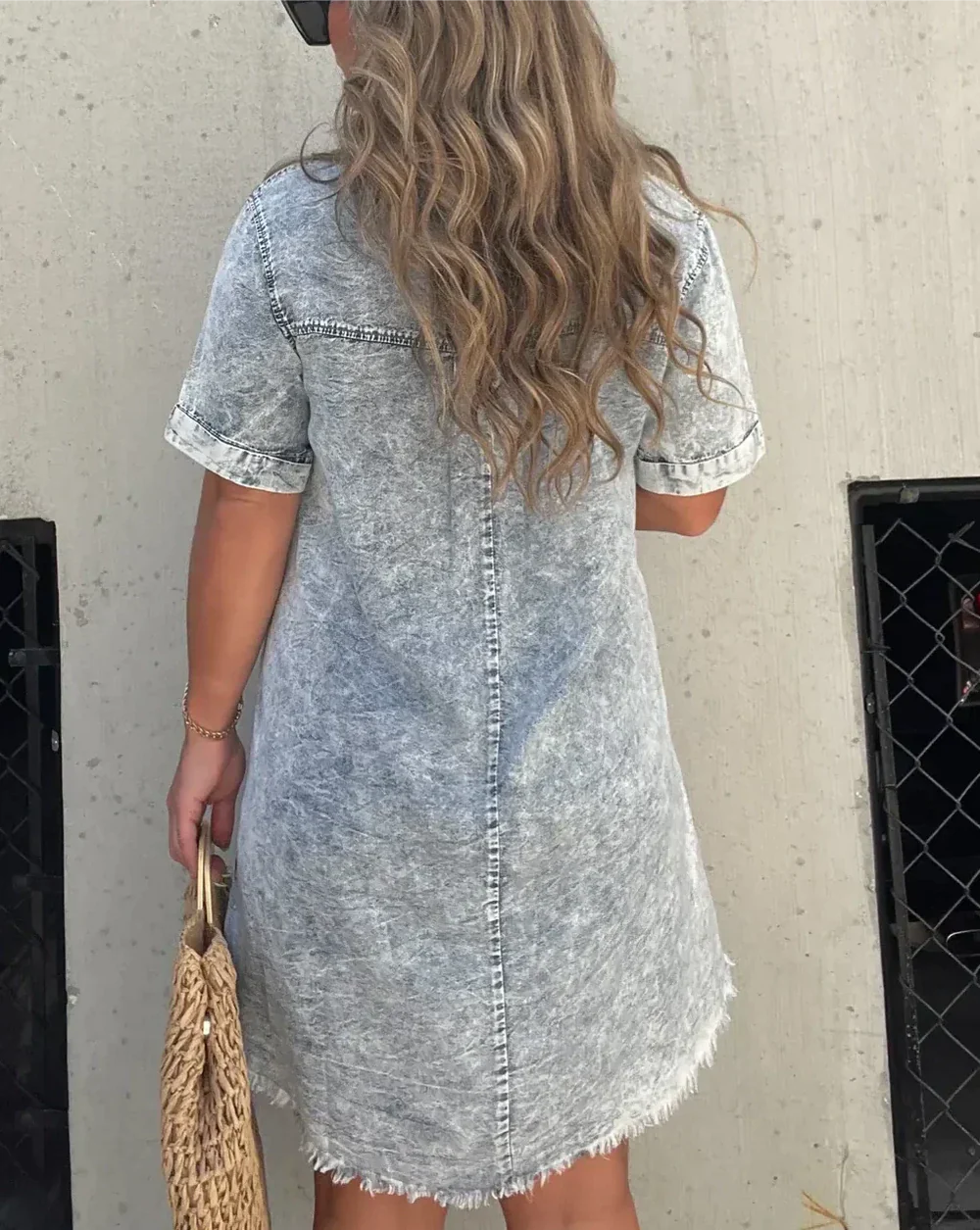 MADDOX | Raffiniertes Jeanskleid