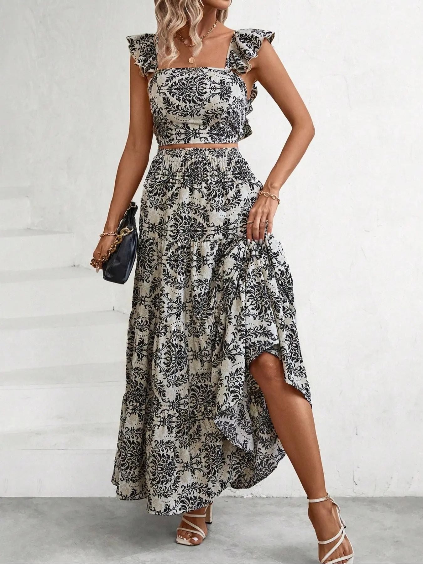 RUE | Boho-Print-Zweiteiler Set