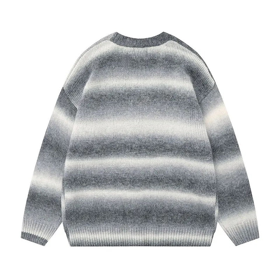 ZIAH | Schicker Lockerer Gestreifter Cardigan