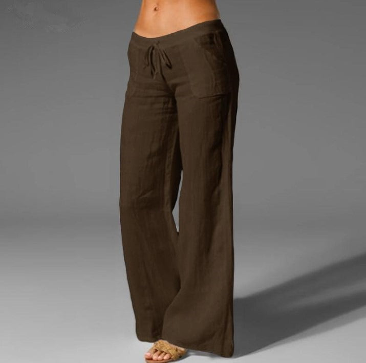 GLYJEL | Relaxed Fit Hose mit weitem Bein
