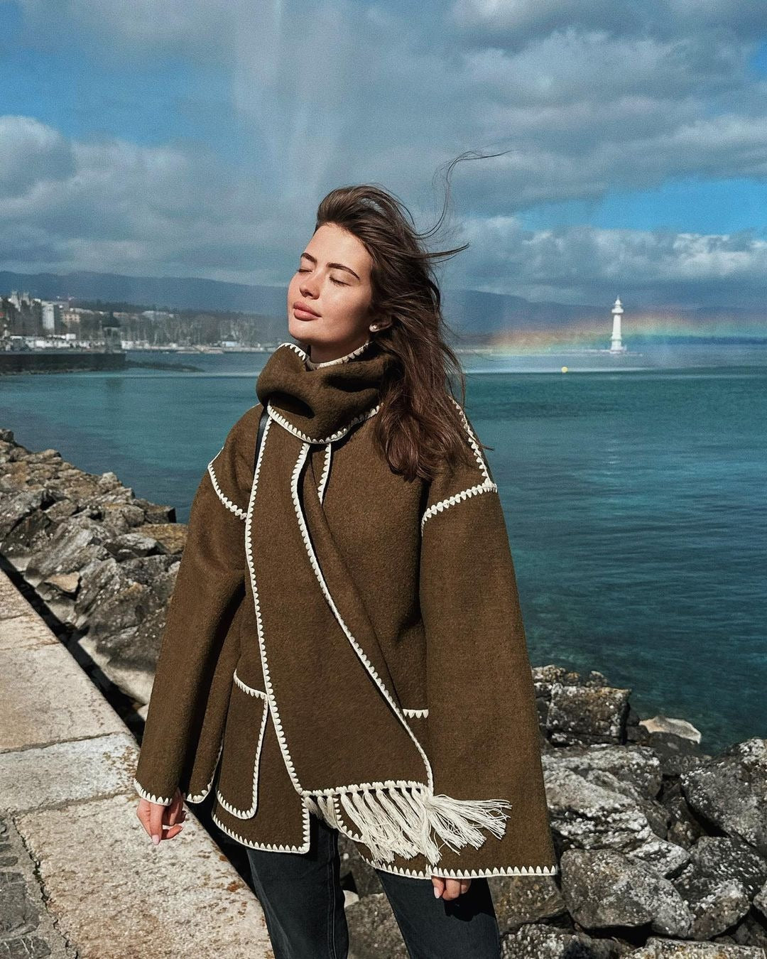 EMILIA | Elegante Herbstschaljacke