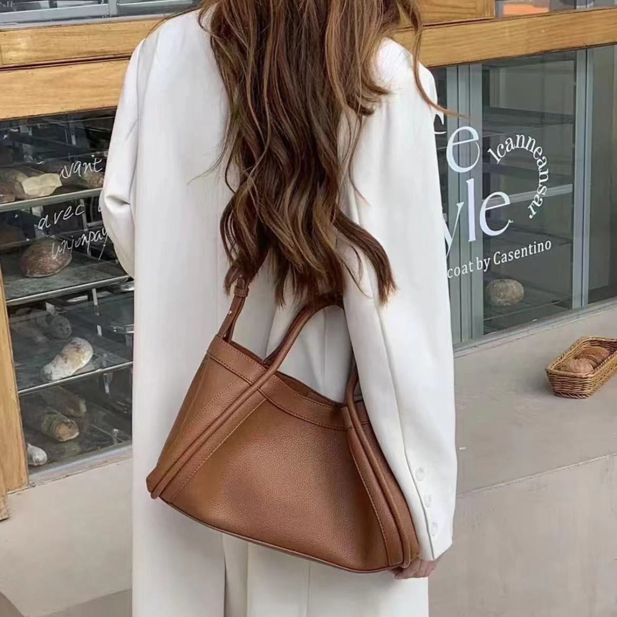 MALOU | Schicke Tragetasche mit Kosmetiktasche