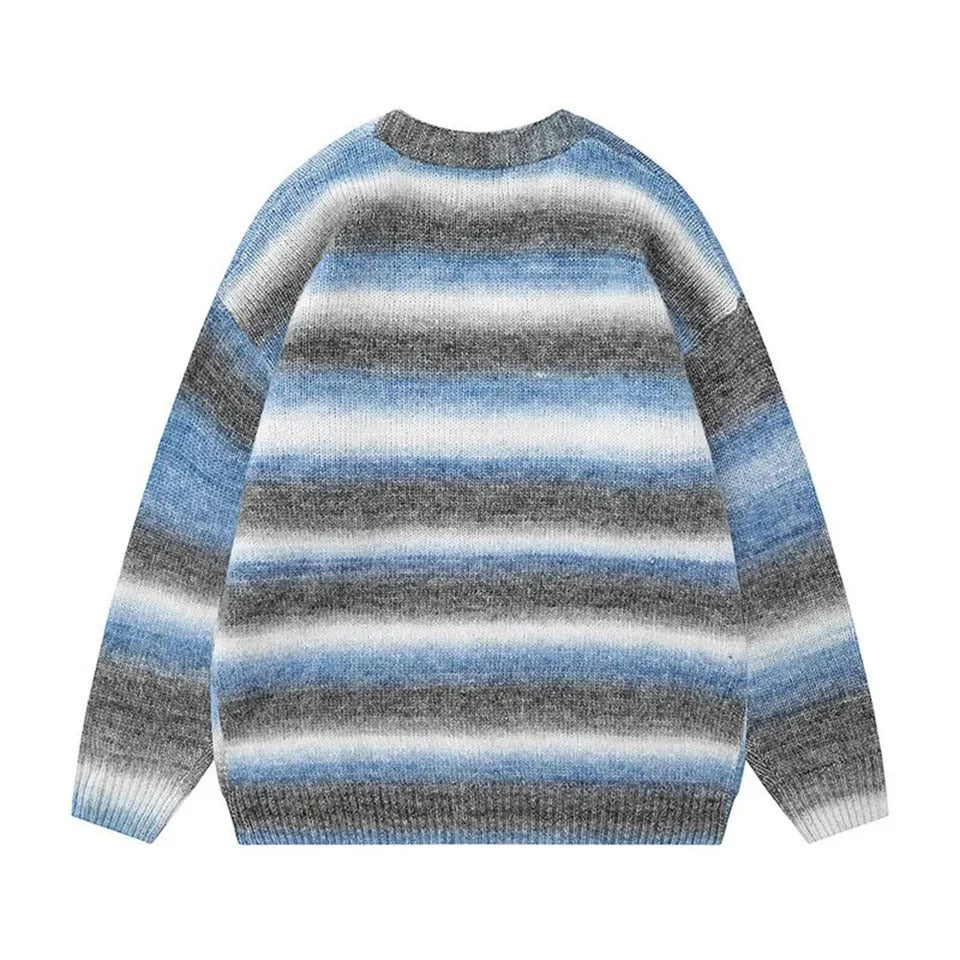 ZIAH | Schicker Lockerer Gestreifter Cardigan